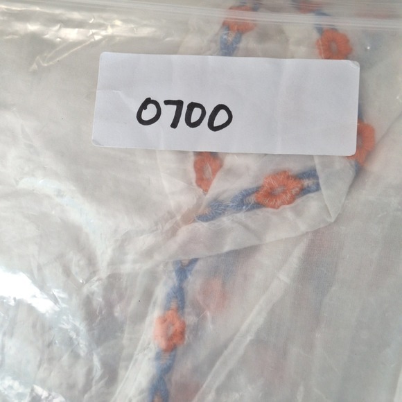 Womens Dress Medium White Boho Peasant Retro Embroidered Floral Tassels Festival - Picture 9 of 9